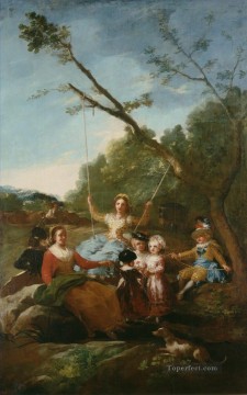 The Swing Francisco de Goya Oil Paintings